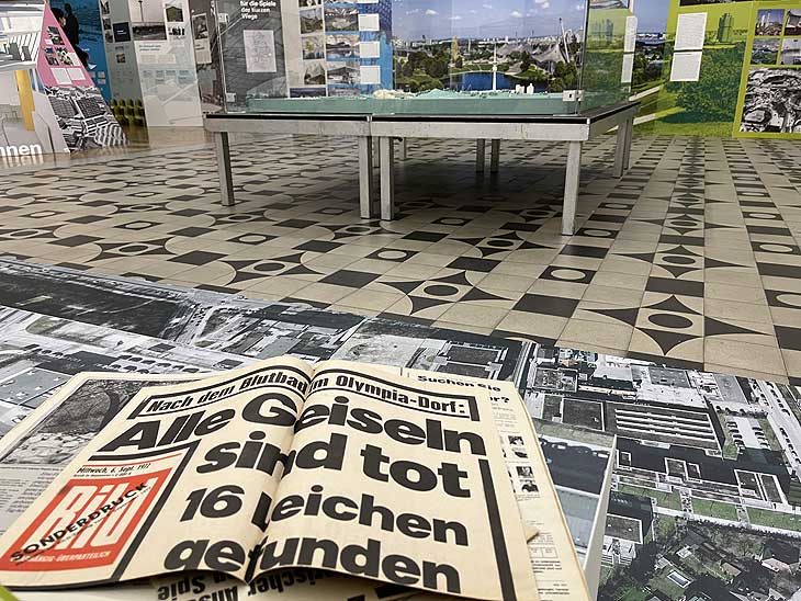 50 Jahre Olympiapark – Impulse für Münchens Zukunft: Jahresausstellung 2022 von 14.01.-11.03.2022 in der Rathausgalerie am Münchner Marienplatz (©Foto: Martin Schmitz)